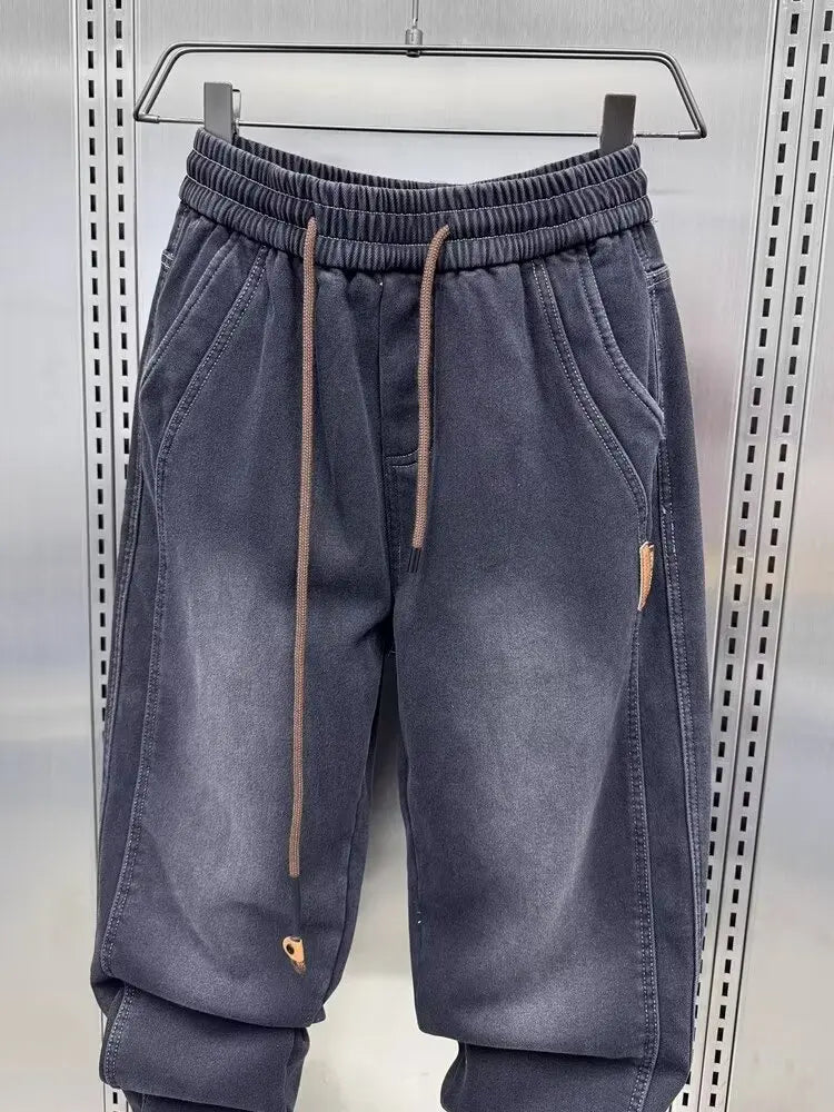 Men's Harem Jeans Japanese Harajuku Luxury Brand Baggy Hip Hop
