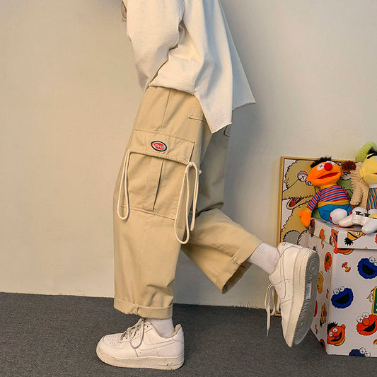 Men's Cargo Pants Streetwear Fashion Harem Pants Loose Casual Wide Leg